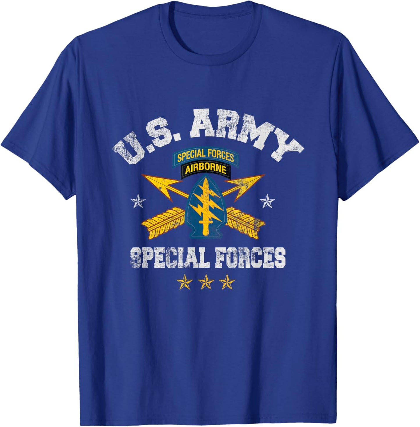 US Special Forces Group Airborne Veteran SFG 4th of July Men T-Shirt - T-Shirt | Royal