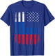 Russian American Flag Russia America Pride Heritage T-Shirt - T-Shirt | Royal