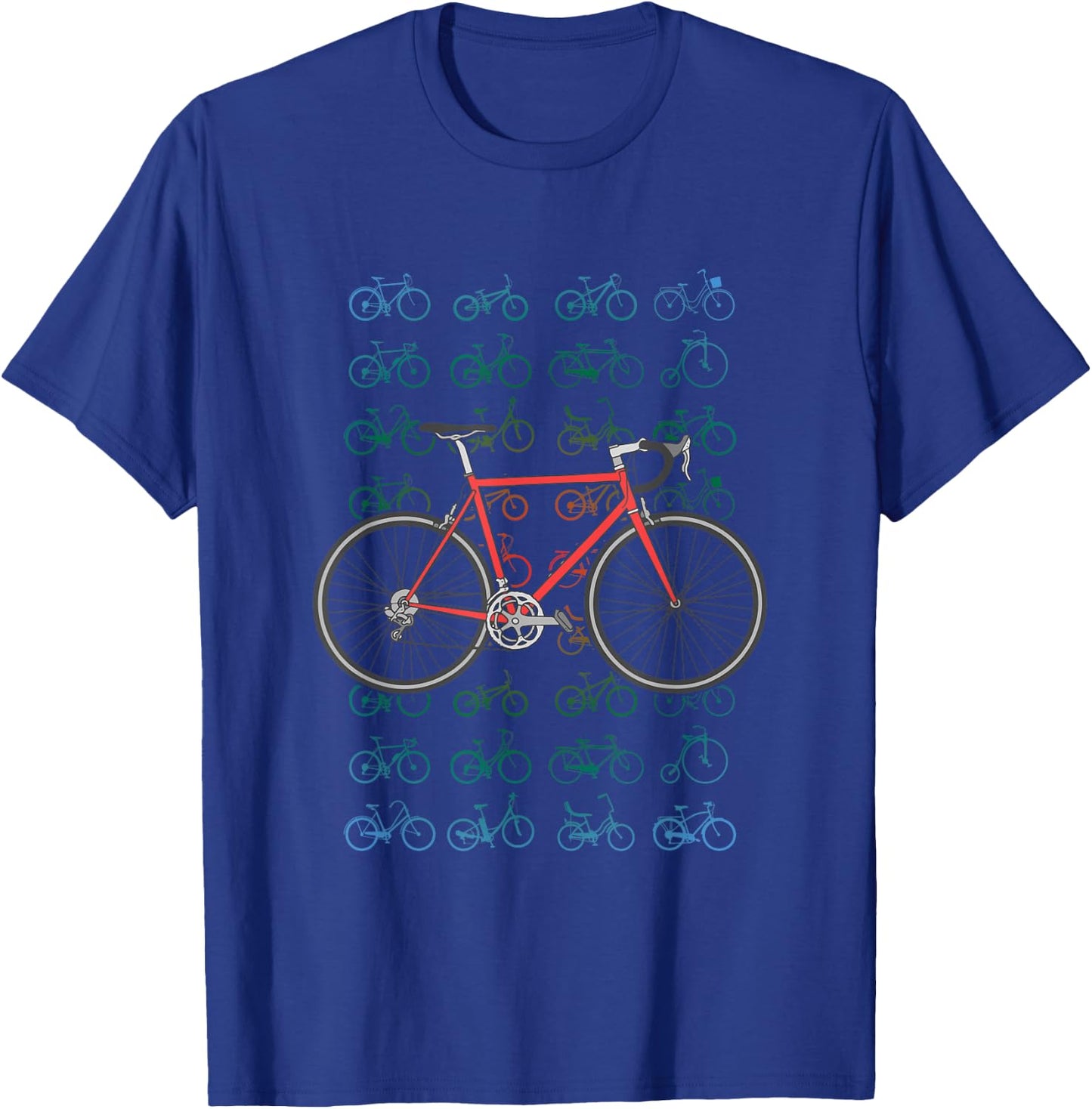 Road Bike Cycling Bicycle Cyclist Road Cyclist T-Shirt - T-Shirt | Royal