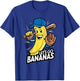 Funny Bananas Shirts Cute Banana Gifts Funny Lets go Bananas T-Shirt - T-Shirt | Royal
