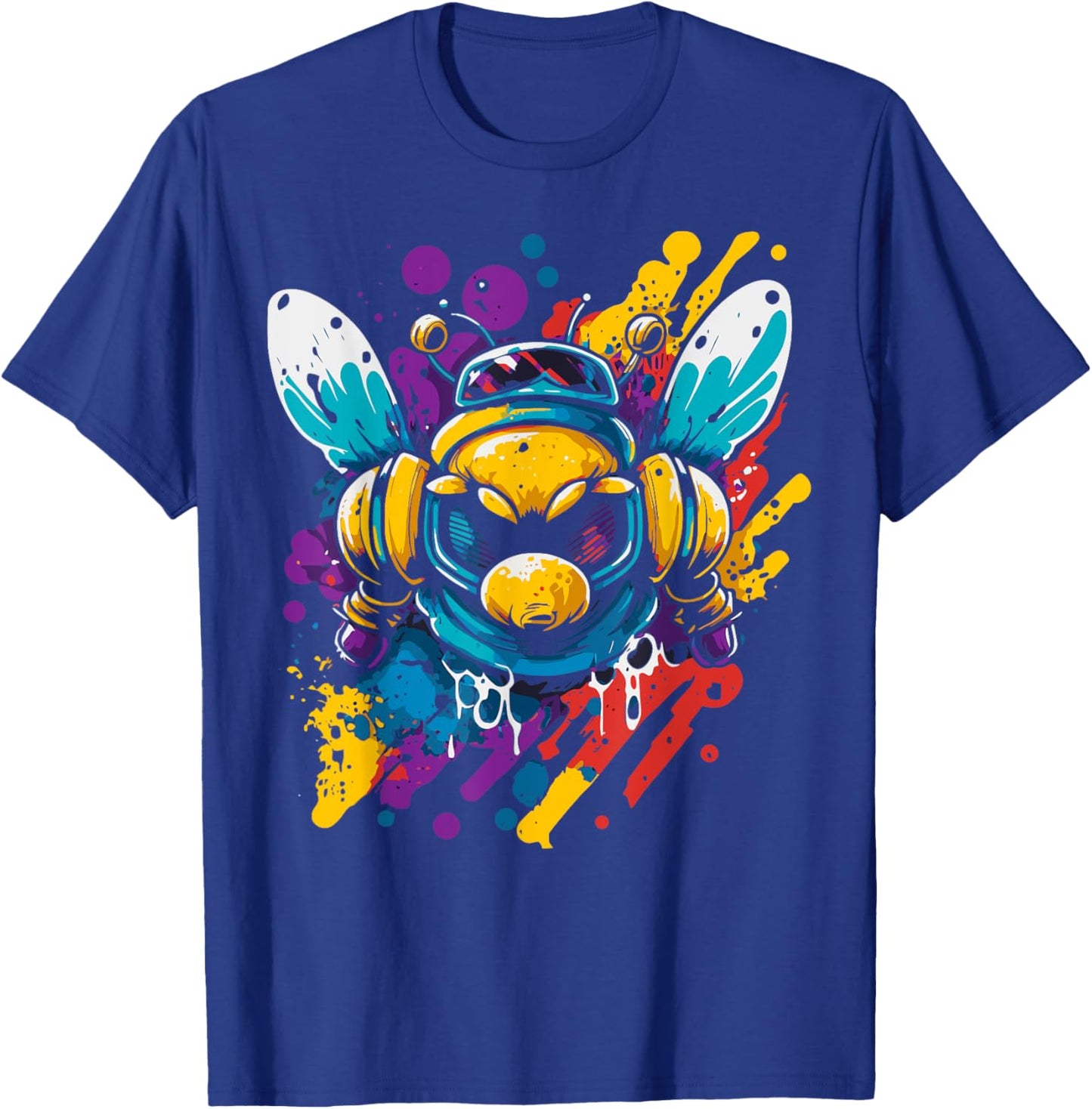 Bee Robot Beekeeping Bees Funny T-Shirt - T-Shirt | Royal
