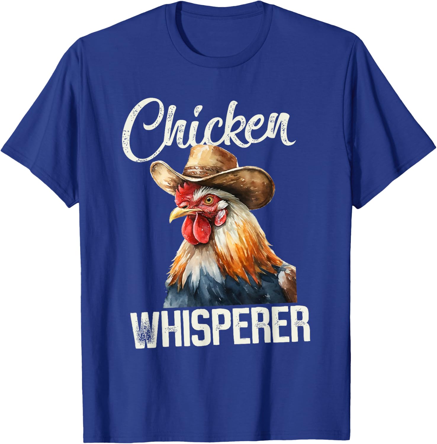 The Chicken Whisperer Rooster Farmer Chicken T-Shirt - T-Shirt | Royal