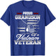 Proud Grandson Of A VietNam Veteran Military Shirt T-Shirt - T-Shirt | Royal