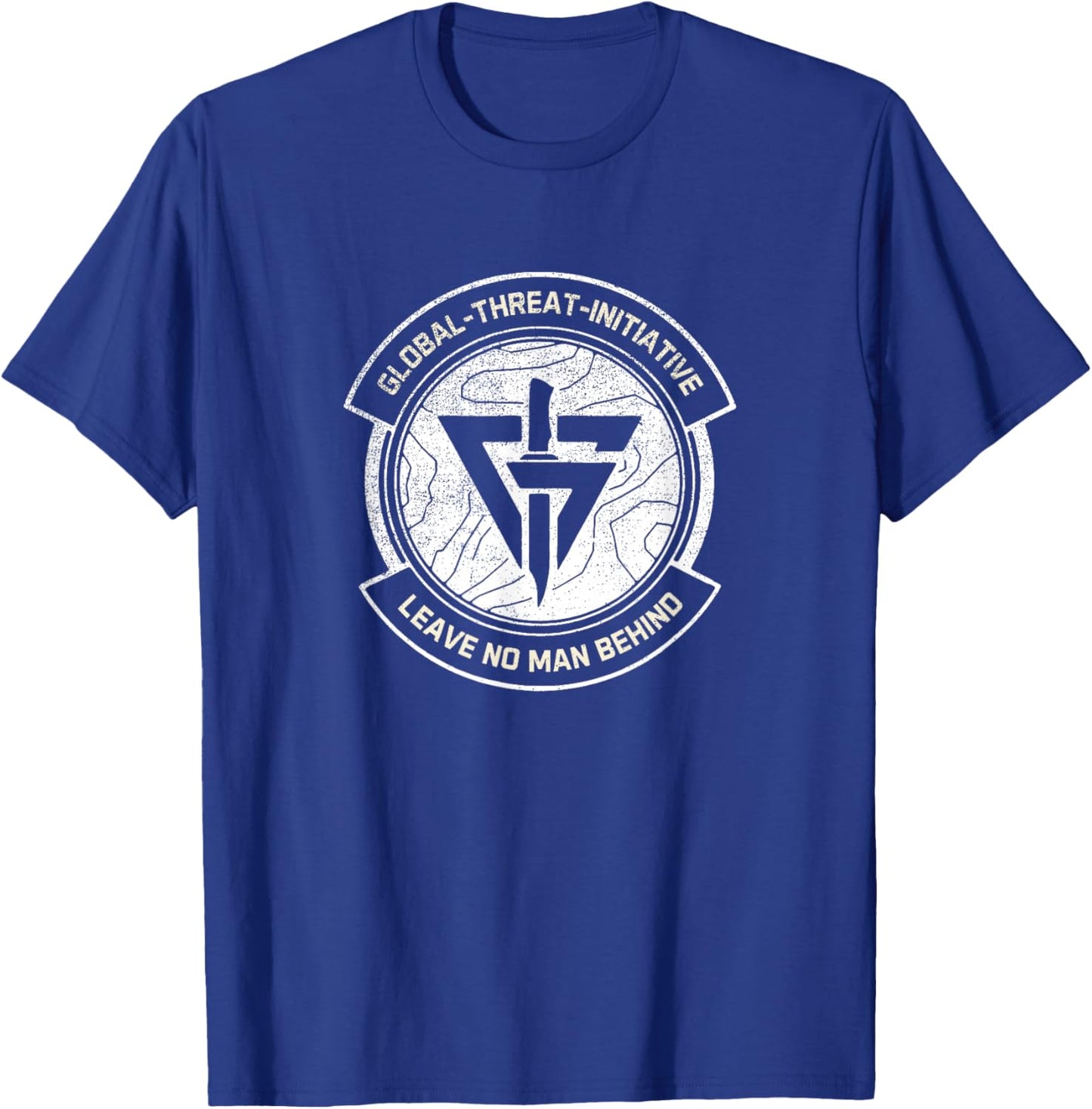 GTI Global Threat Initiative Force Badge Delta Game T-Shirt - T-Shirt | Royal