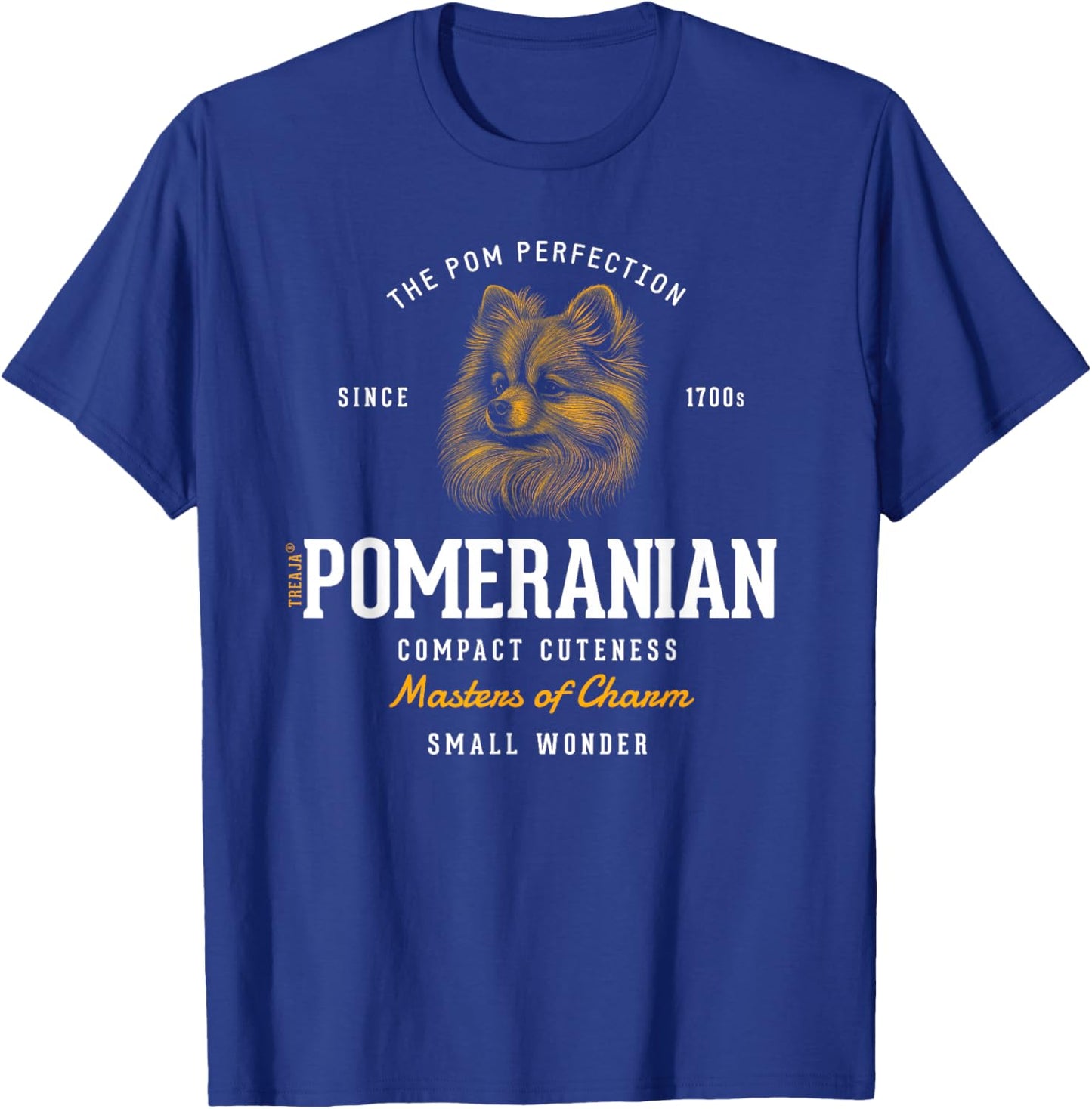 Vintage Styled Retro Pomeranian T-Shirt - T-Shirt | Royal