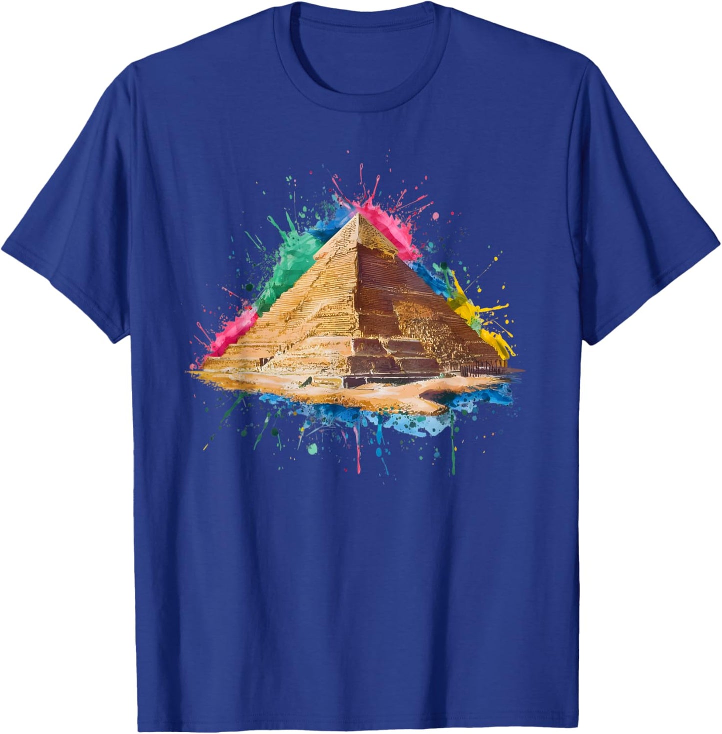 Colorful Egyptian Pyramid T-Shirt - T-Shirt | Royal
