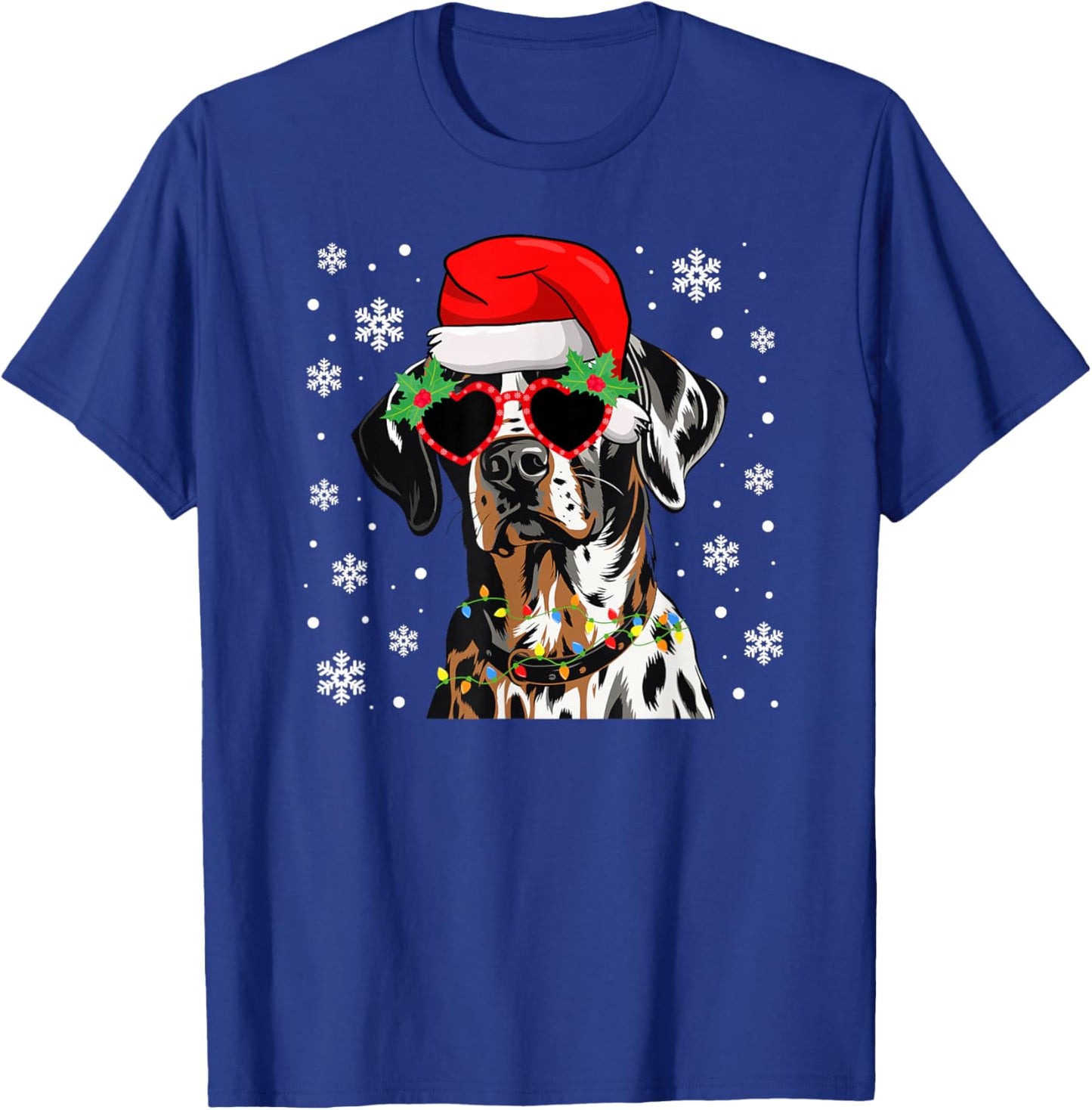 Catahoula Christmas Catahoula Leopard Dog Xmas Party T-Shirt - T-Shirt | Royal