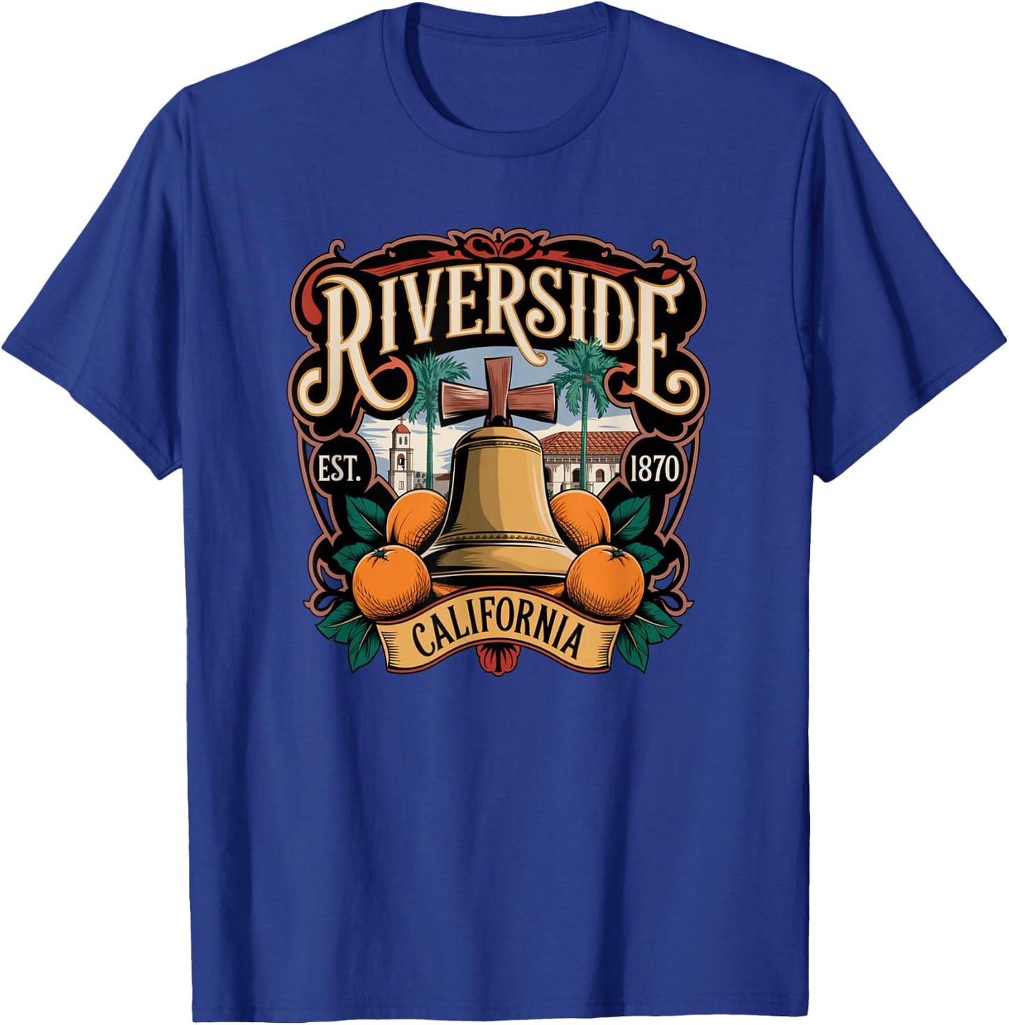 City of Riverside, California T-Shirt - T-Shirt | Royal