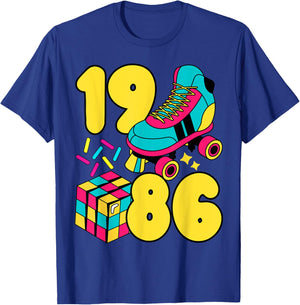 Class of 1986 Graduation High School College Reunion T-Shirt - T-Shirt | Royal