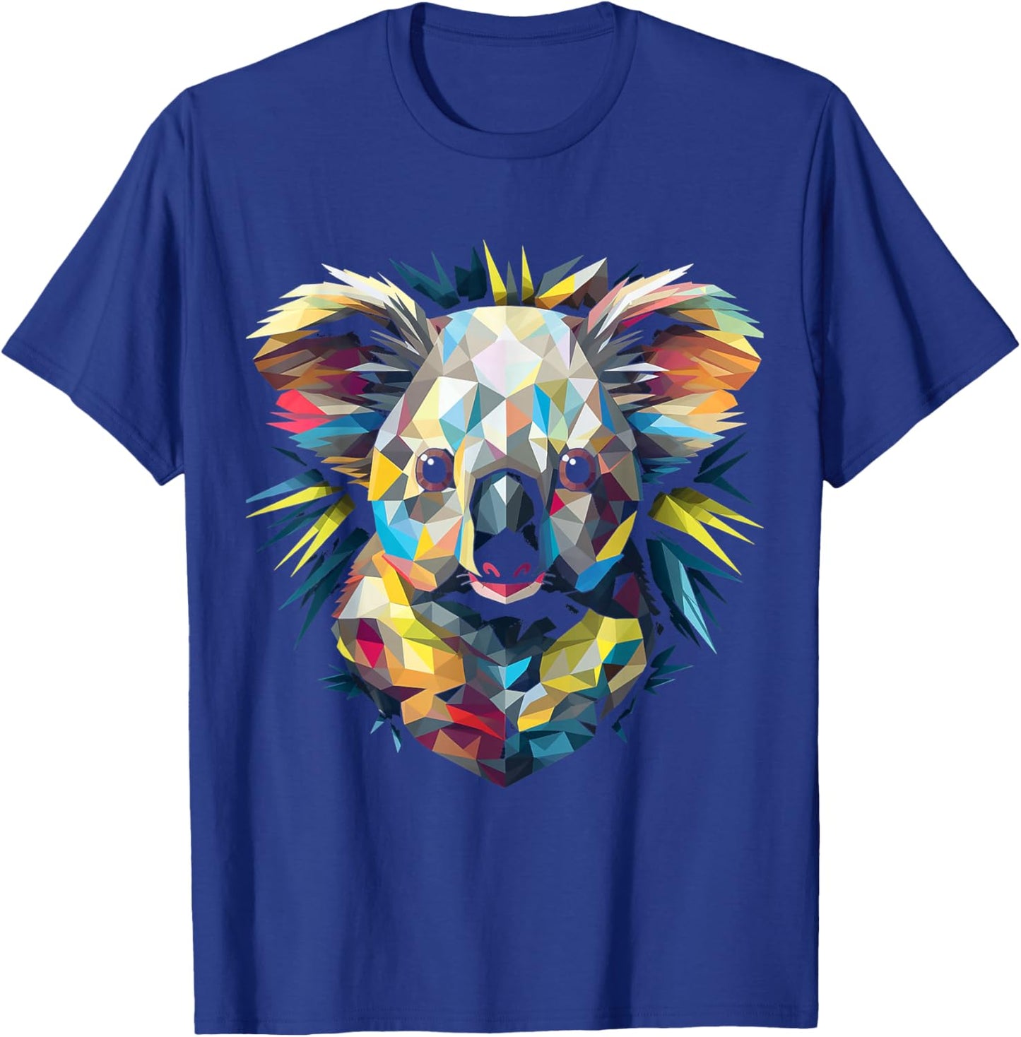 Koala Geometric T-Shirt - T-Shirt | Royal