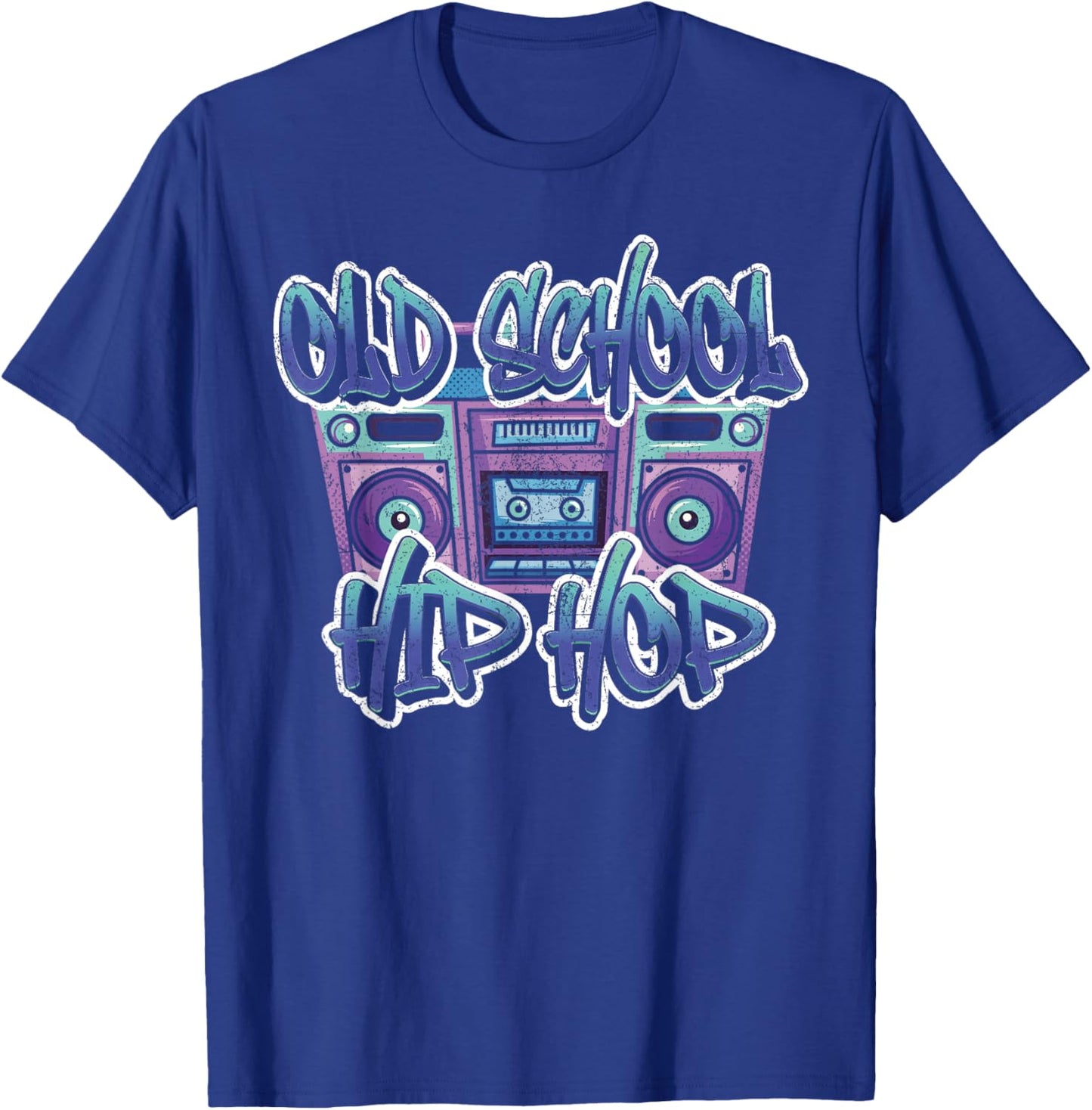 Retro Old School Hip Hop Graffiti Kassette 80er 90er Jahre T-Shirt - T-Shirt | Royal