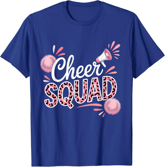 Cheer Squad Cheerleading Team Cheering Squad Cheerleader T-Shirt - T-Shirt | Royal