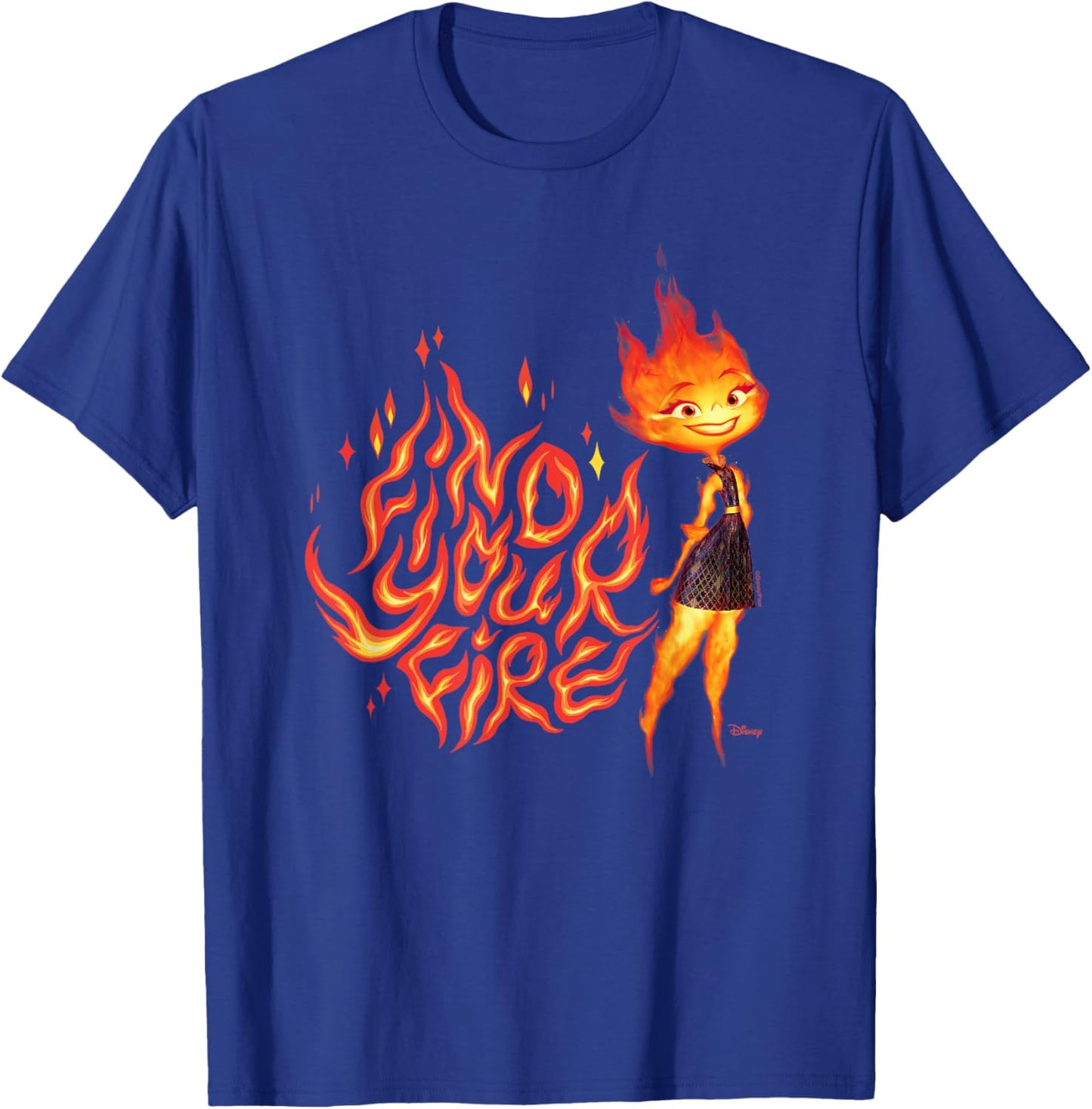 Elemental - Find Your Fire Ember T-Shirt - T-Shirt | Royal