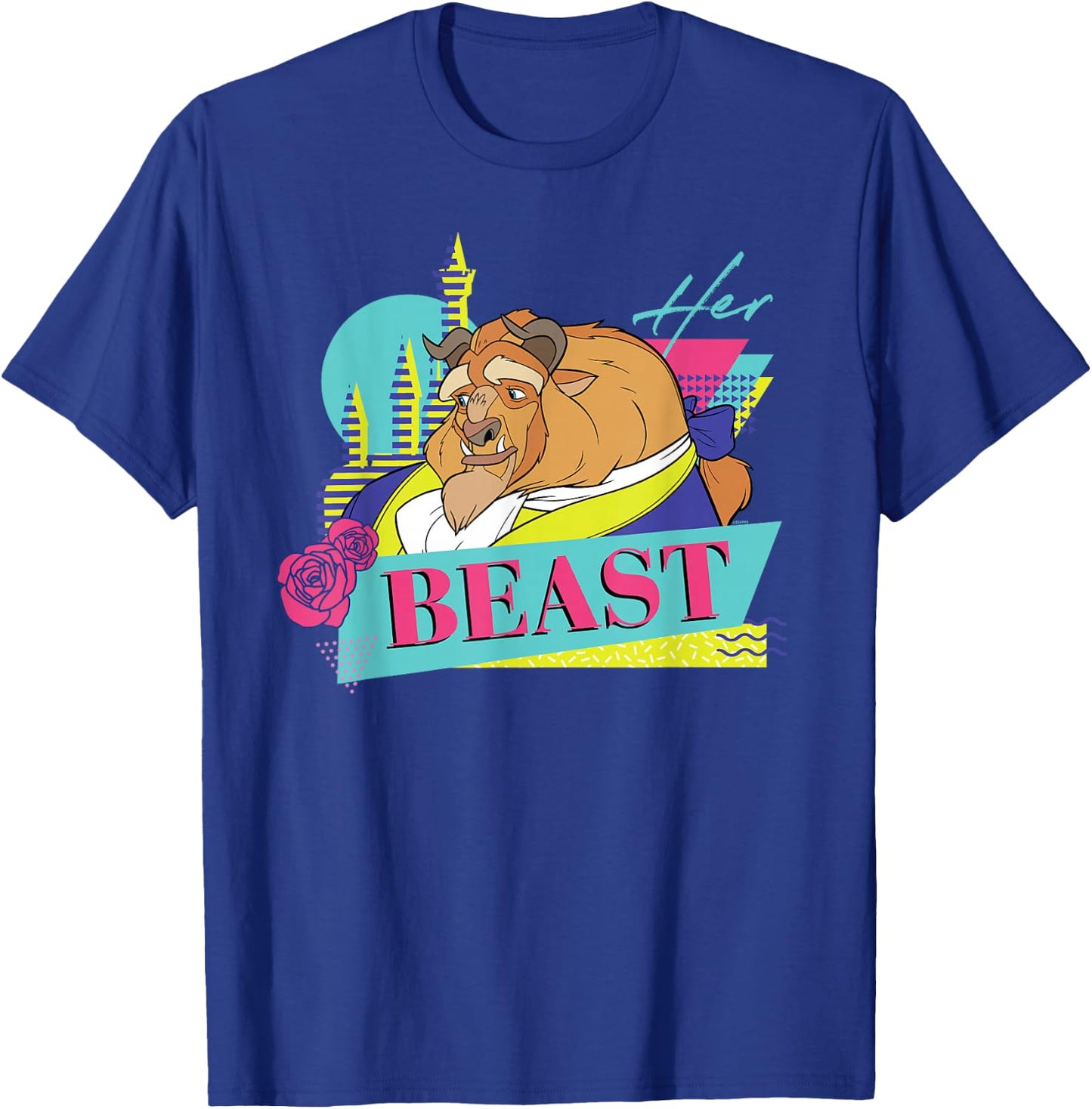 Disney Beauty and The Beast Couples Matching Her Beast T-Shirt - T-Shirt | Royal