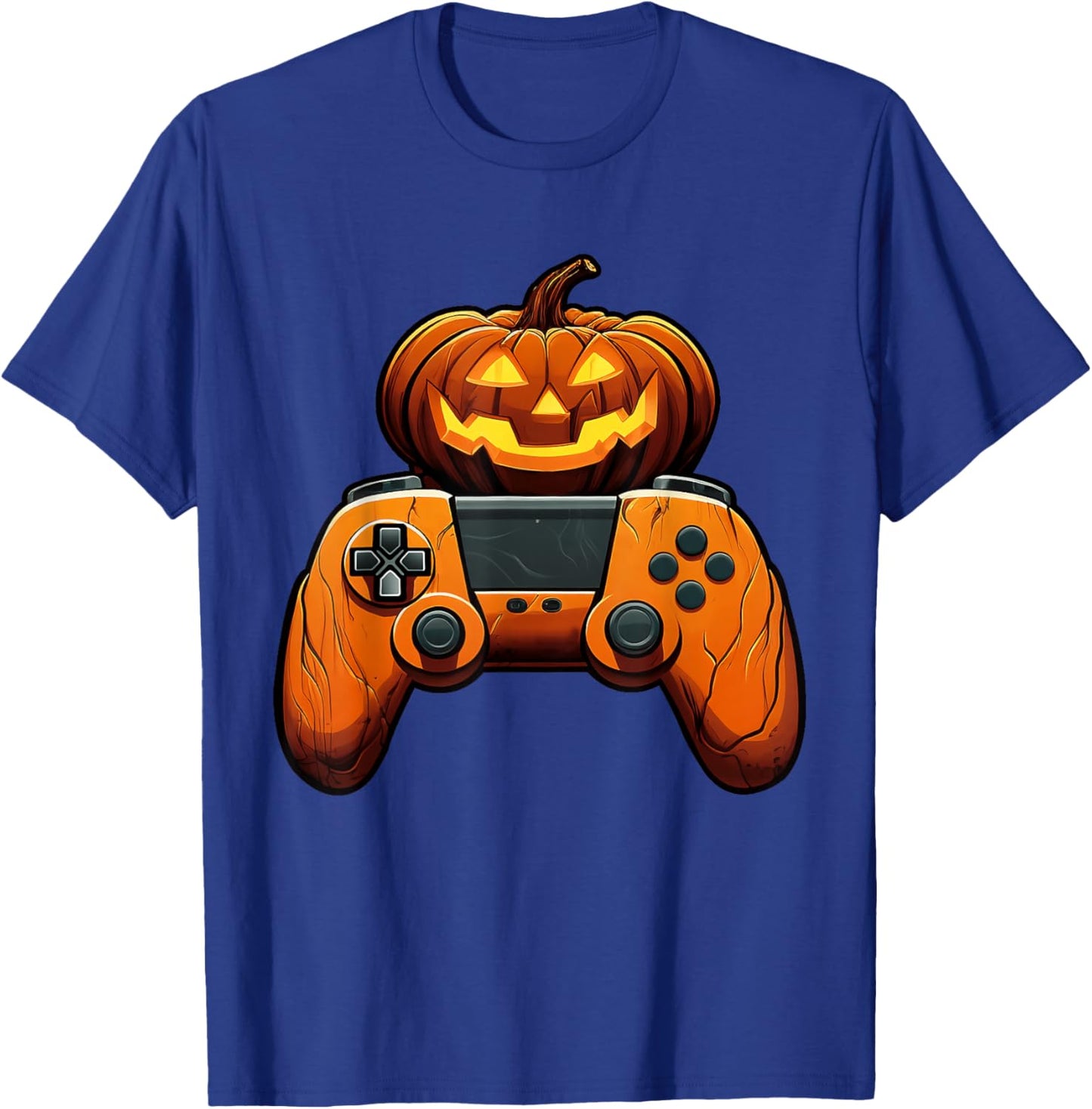 Halloween Skeleton Zombie Gaming Controllers Mummy Boys Kids T-Shirt - T-Shirt | Royal