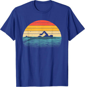Swimming Gift Women Boys Girls Swimmer Swim Coach T-Shirt - T-Shirt | Royal