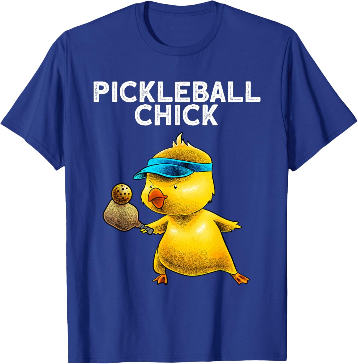 Funny Pickleball Art Girl Paddle Sport Chick Lover T-Shirt - T-Shirt | Royal