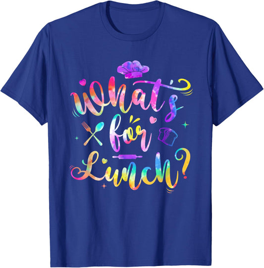 Whats for Lunch Funny Lunch Lady T-Shirt - T-Shirt | Royal