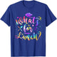 Whats for Lunch Funny Lunch Lady T-Shirt - T-Shirt | Royal
