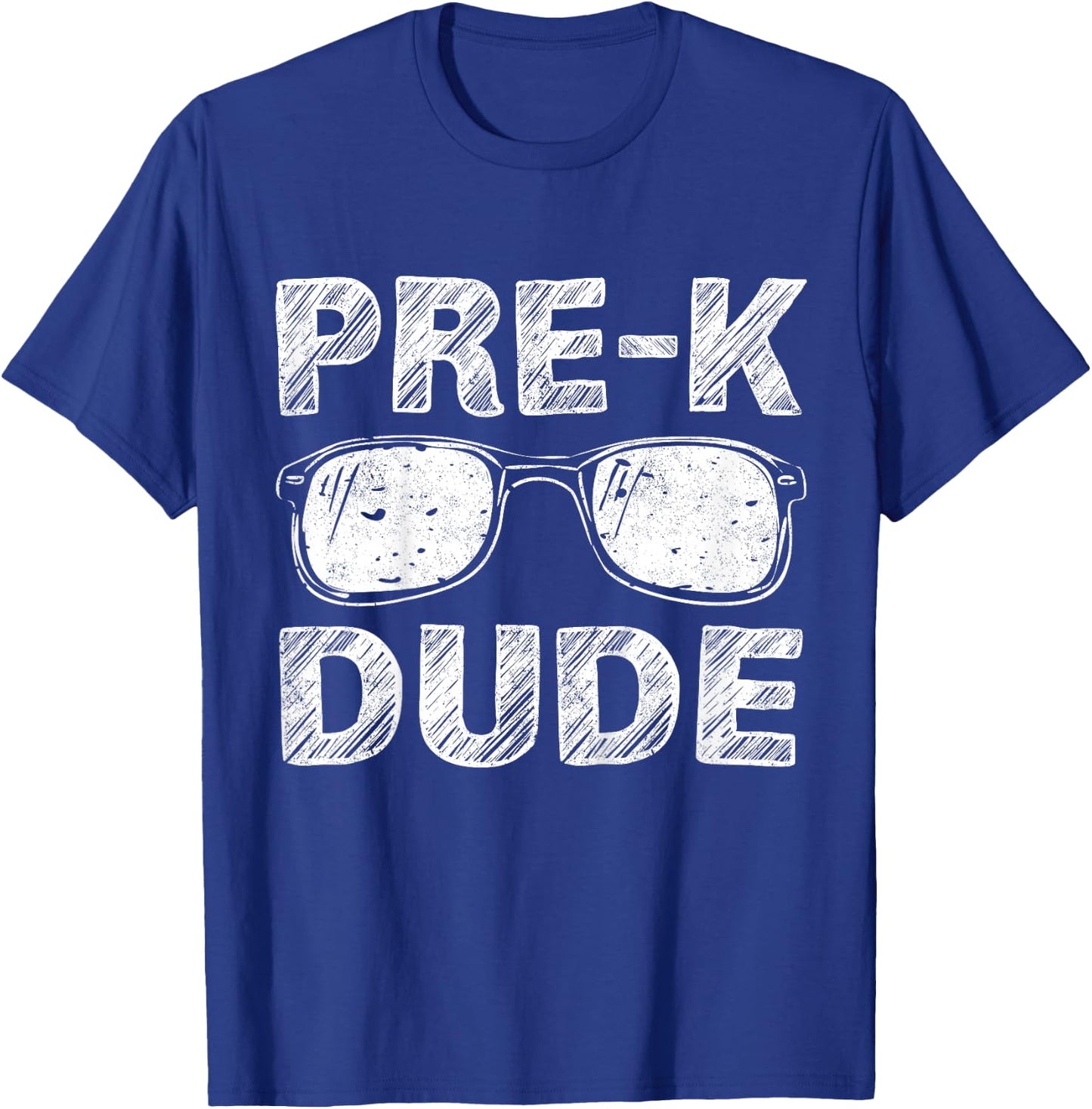 Pre-K Dude First Day of Preschool Gift Back to School T-Shirt - T-Shirt | Royal