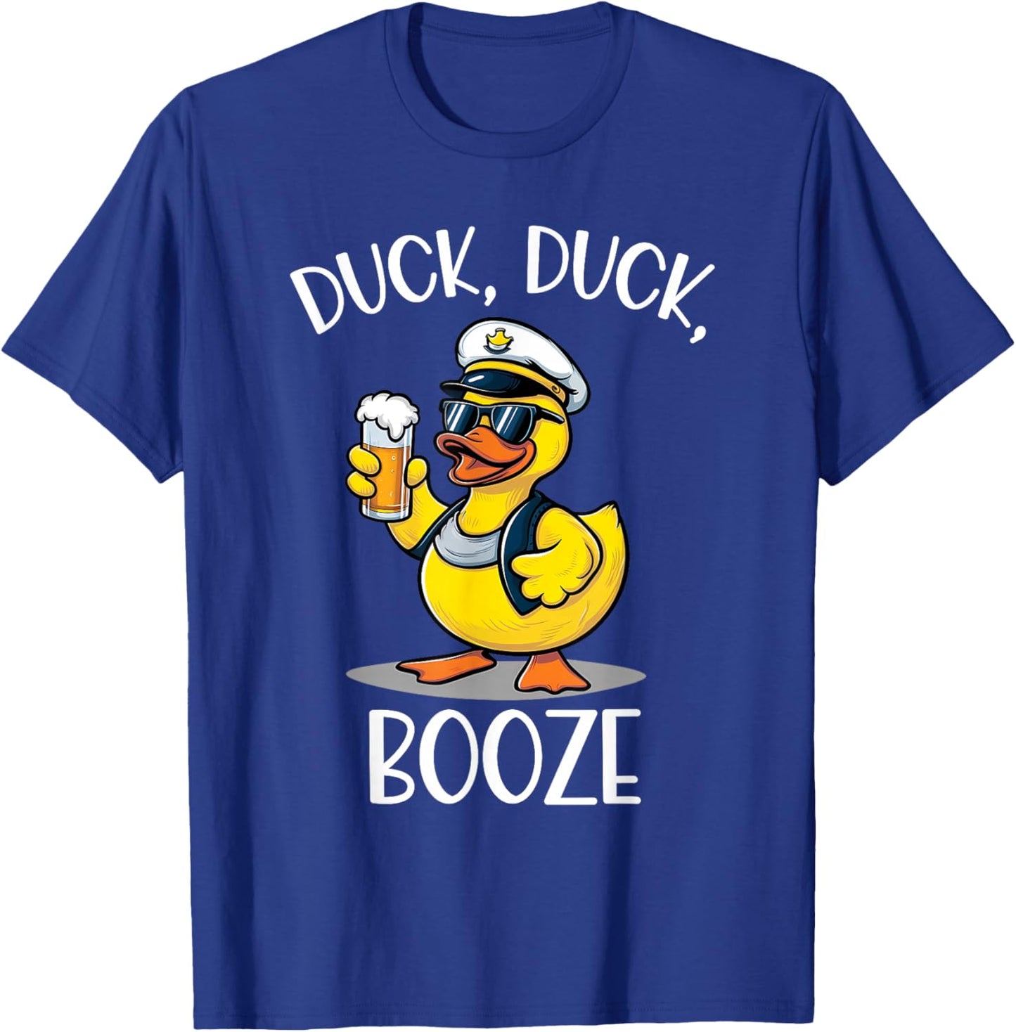 Duck Duck Booze Funny Cruise Rubber Duck Beer Drink Package T-Shirt - T-Shirt | Royal