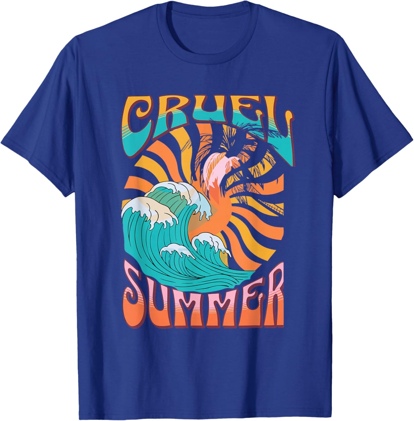 Cruel Summer Funny Cute Retro Vintage T-Shirt - T-Shirt | Royal