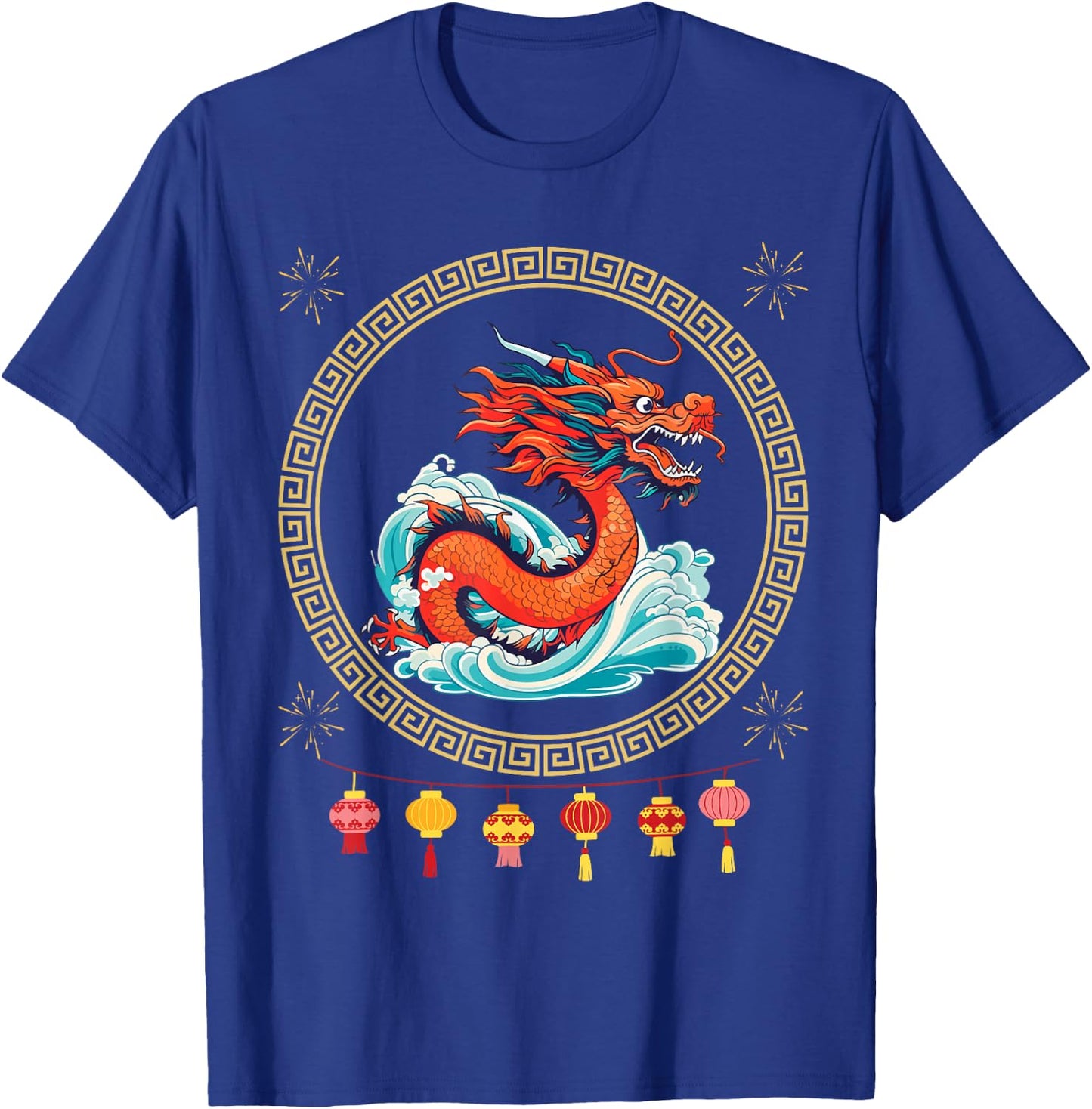 Happy New Year 2025 Year of the Dragon Chinese Zodiac T-Shirt - T-Shirt | Royal