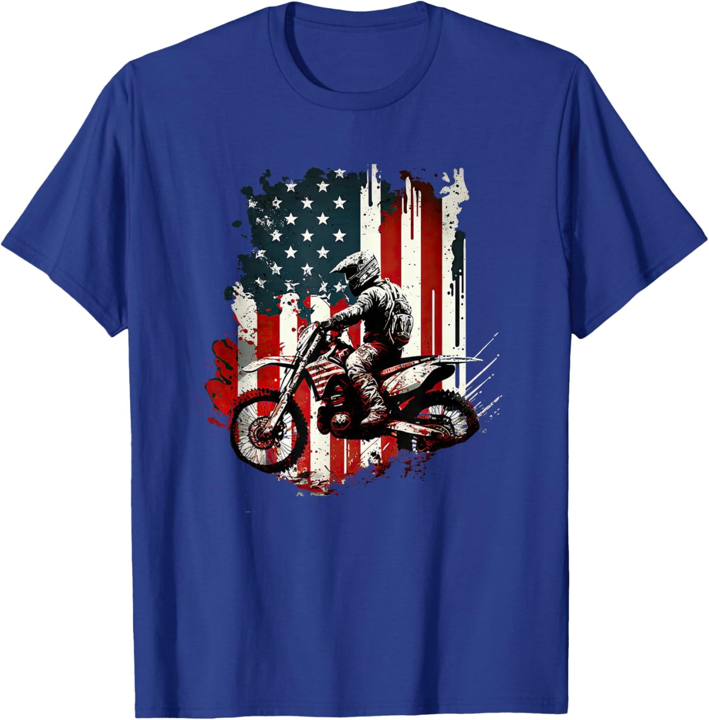 Motocross Supercross FMX Riders Dirt Bike Freestyle motocro T-Shirt - T-Shirt | Royal