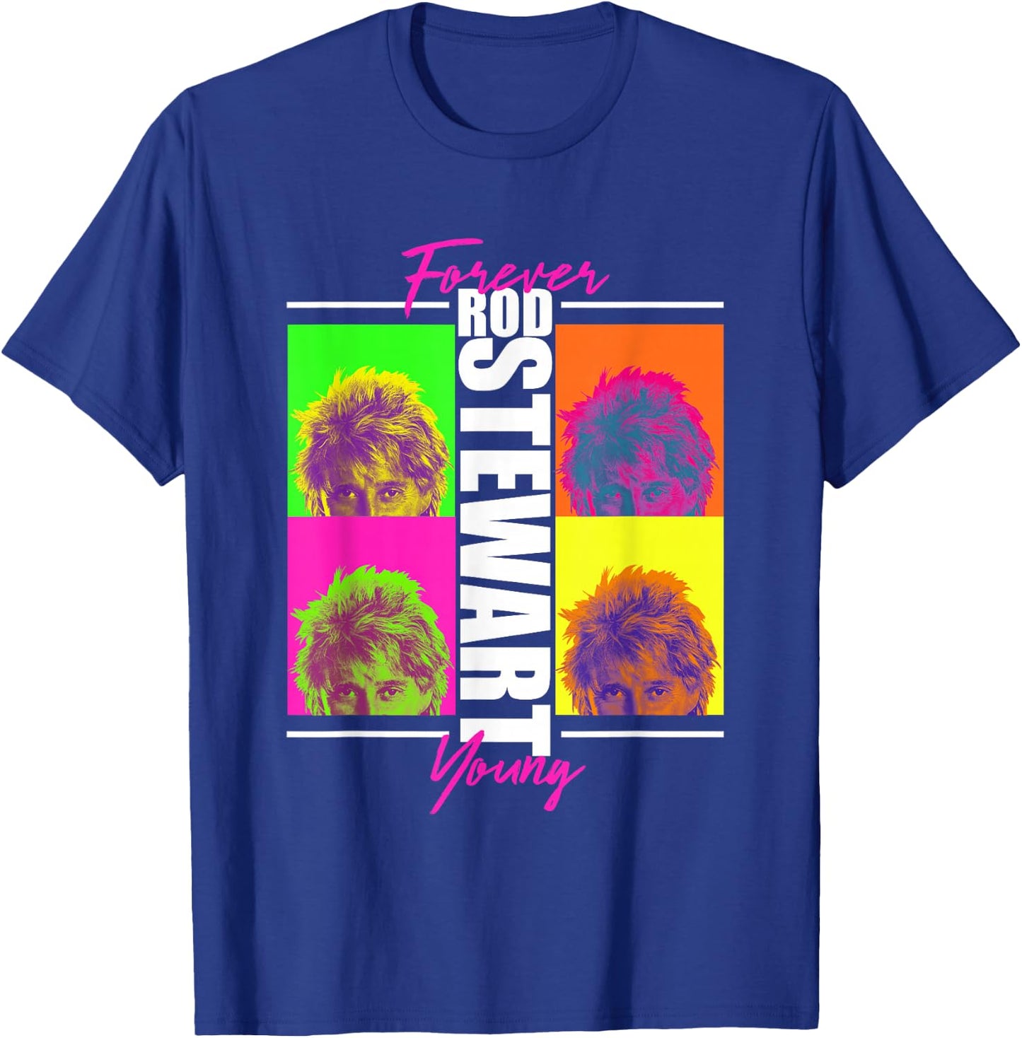 Rod Stewart Forever Young T-Shirt - T-Shirt | Royal