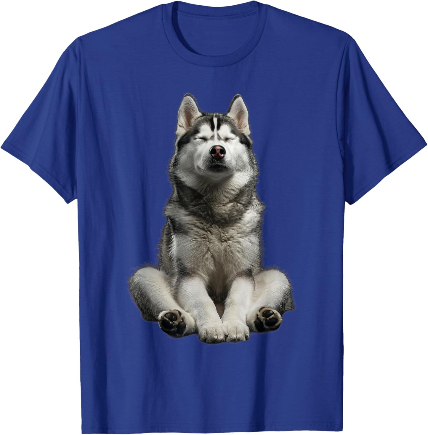 Siberian Husky Yoga T-Shirt - T-Shirt | Royal