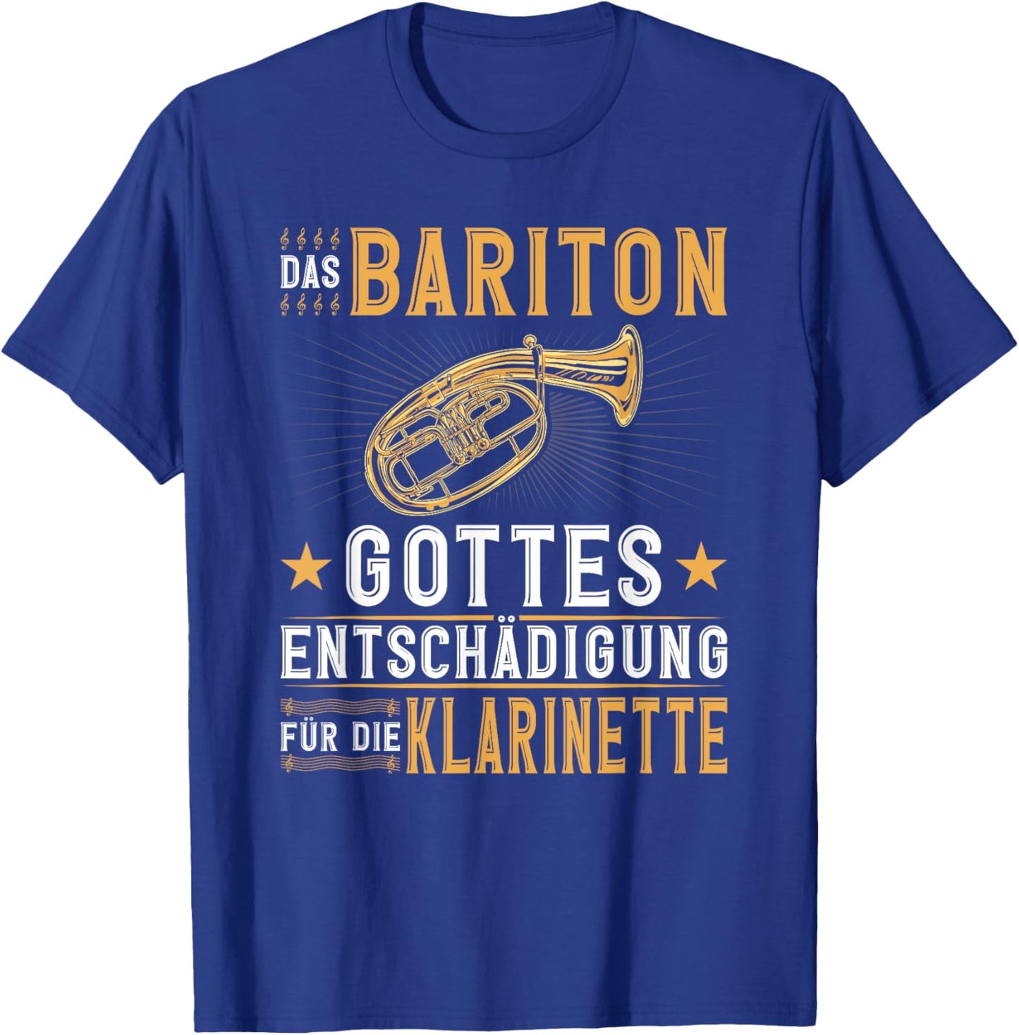 Bariton Entschädigung, Blasmusik Festival Baritonhorn T-Shirt - T-Shirt | Royal