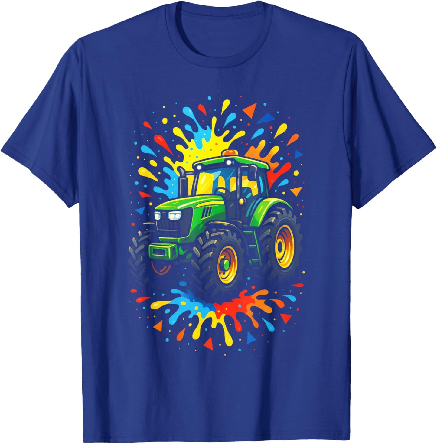 Dorfkind Dorfkinder Traktor Traktoren Trecker T-Shirt - T-Shirt | Royal