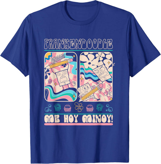 SpongeBob SquarePants Frankendoodle Me Hoy Minoy! Retro T-Shirt - T-Shirt | Royal