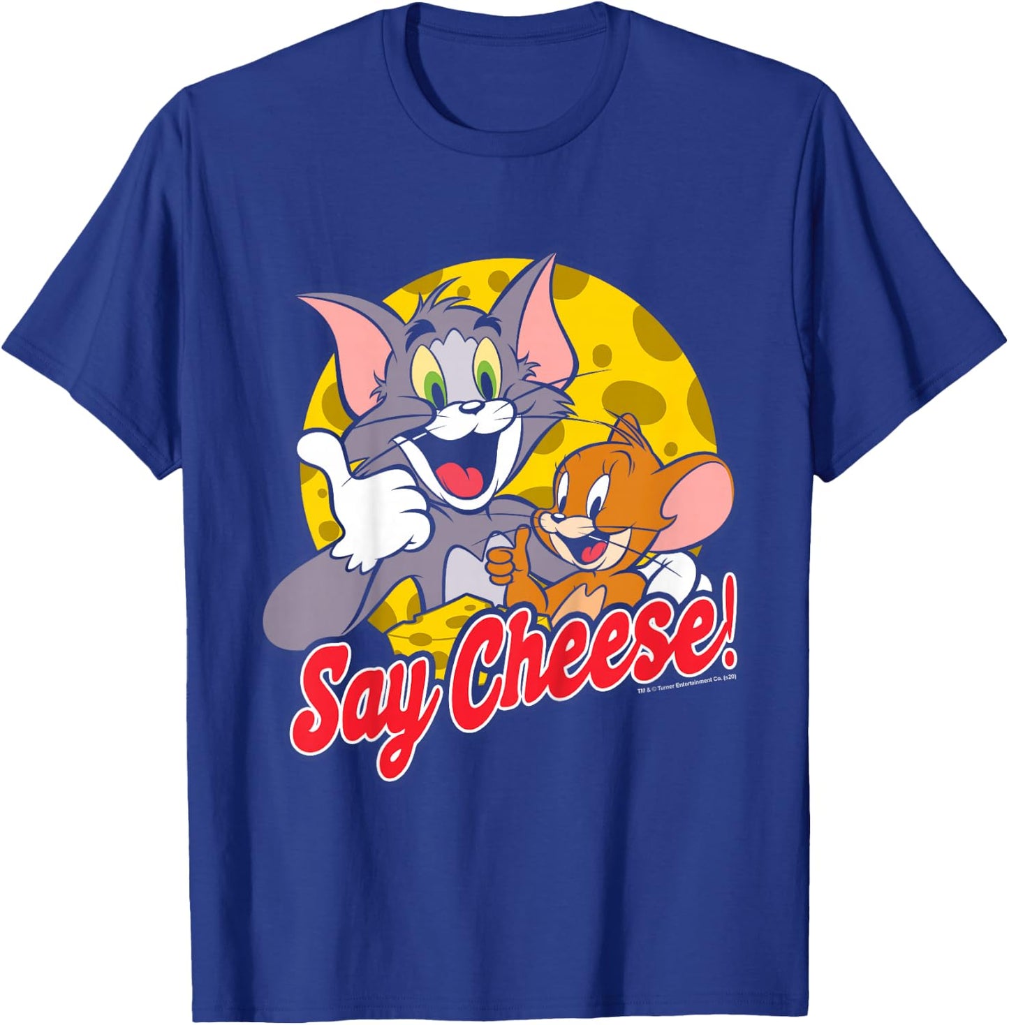 Kids Tom and Jerry Say Cheese Portrait T-Shirt - T-Shirt | Royal