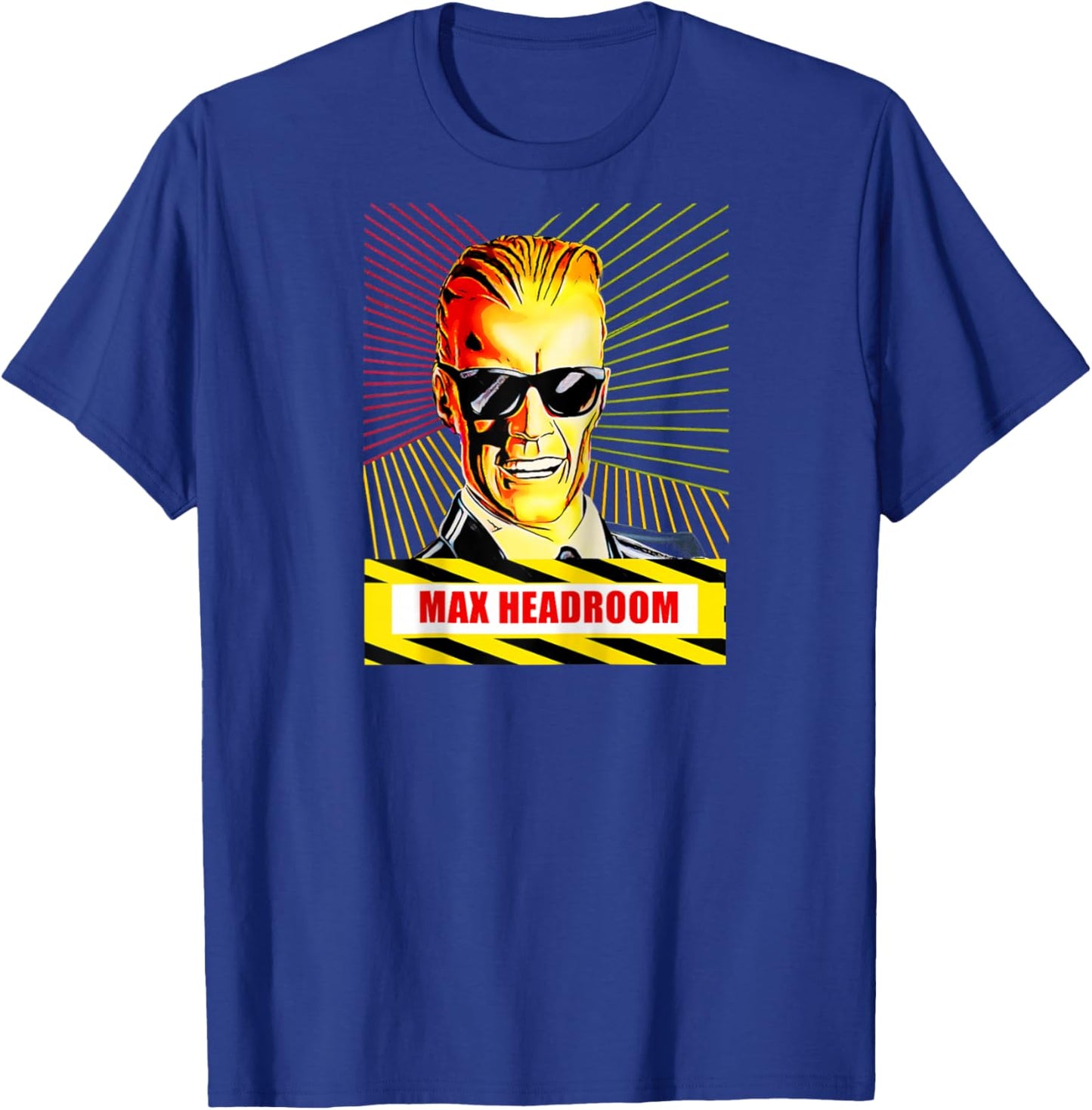 Actor is talented max and headroom beautiful people 6 Raglan Baseball T-Shirt - T-Shirt | Royal