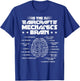 Aircraft Mechanics Brain Aviation Gift T-Shirt - T-Shirt | Royal