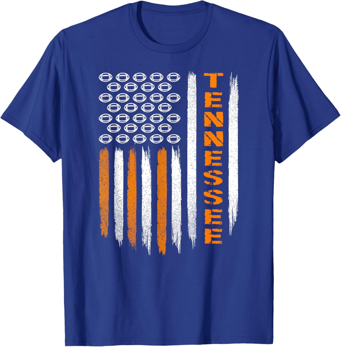 Tennessee USA Flag Design Women Sisters Daughters T-Shirt - T-Shirt | Royal