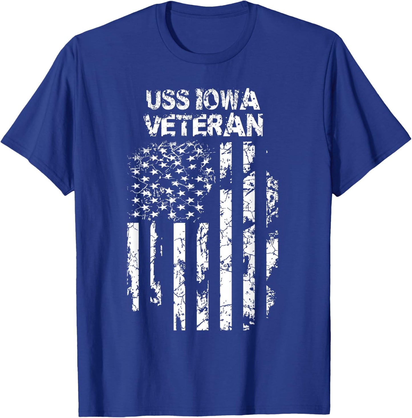 USS Iowa Veteran T-Shirt - T-Shirt | Royal