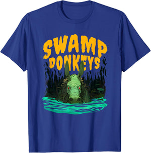 Parody Funny Swamp Donkey T-Shirt - T-Shirt | Royal