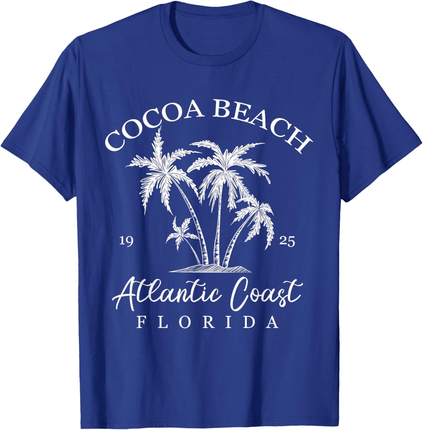Cocoa Beach, Florida Beach Design Tribal Turtle Gifts T-Shirt - T-Shirt | Royal