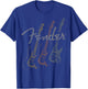 Fender Stacked Guitar Faded Logo T-Shirt - T-Shirt | Royal