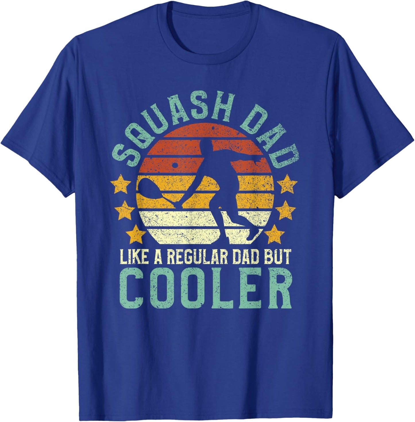 Squash Dad Funny Squash Sports Player Father Gift T-Shirt - T-Shirt | Royal