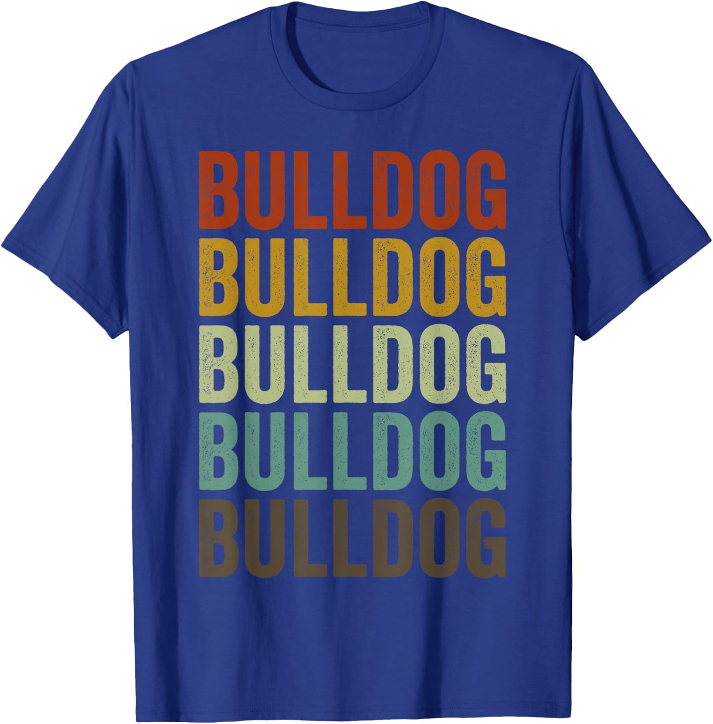 Bulldog Retro T-Shirt - T-Shirt | Royal