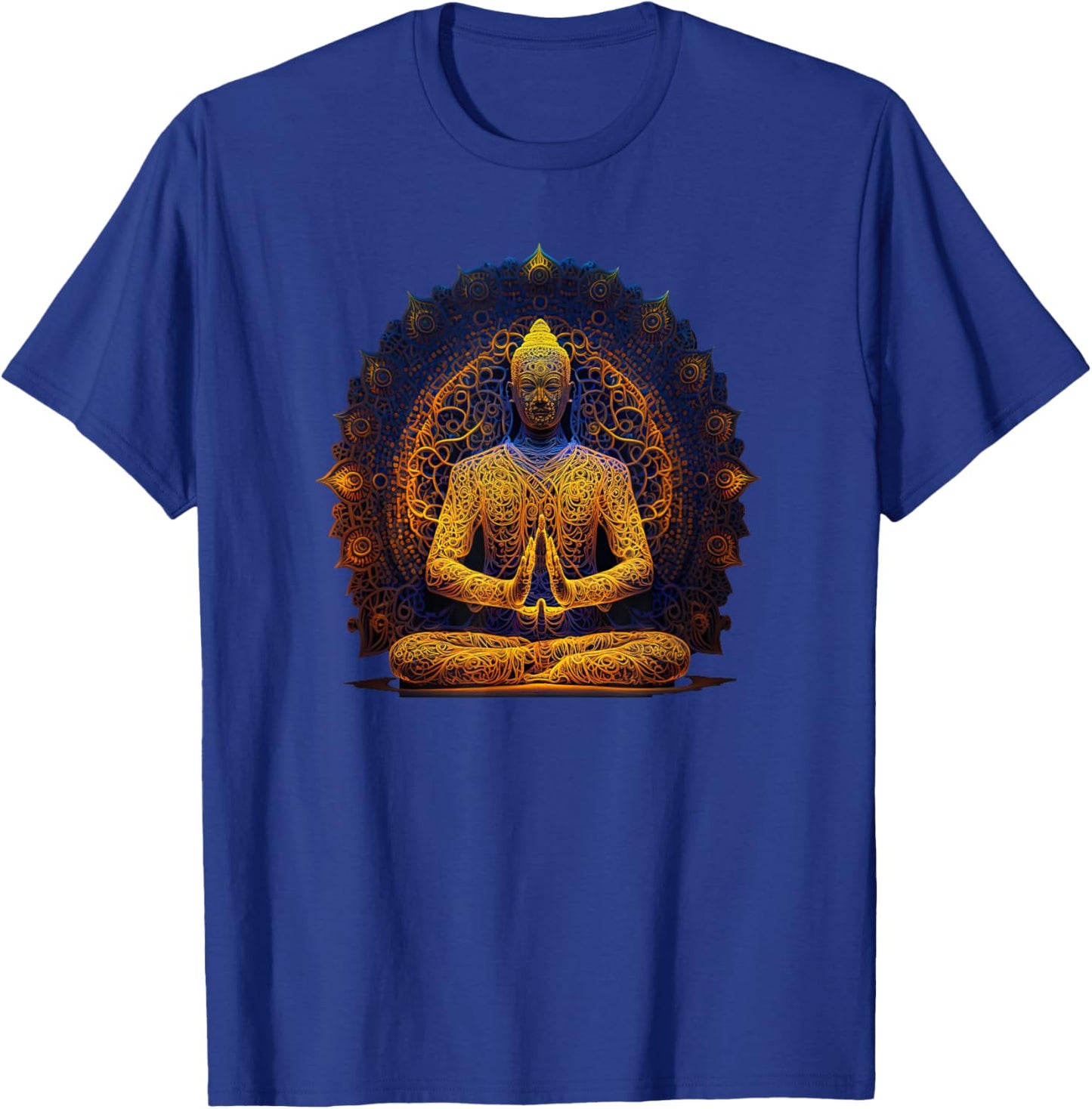 Buddha Statue Yoga Buddhist Zen Buddhism Meditation. T-Shirt - T-Shirt | Royal