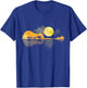 Guitar Nature Moon Retro Style Guitarist Acoustic Guitar T-Shirt - T-Shirt | Royal