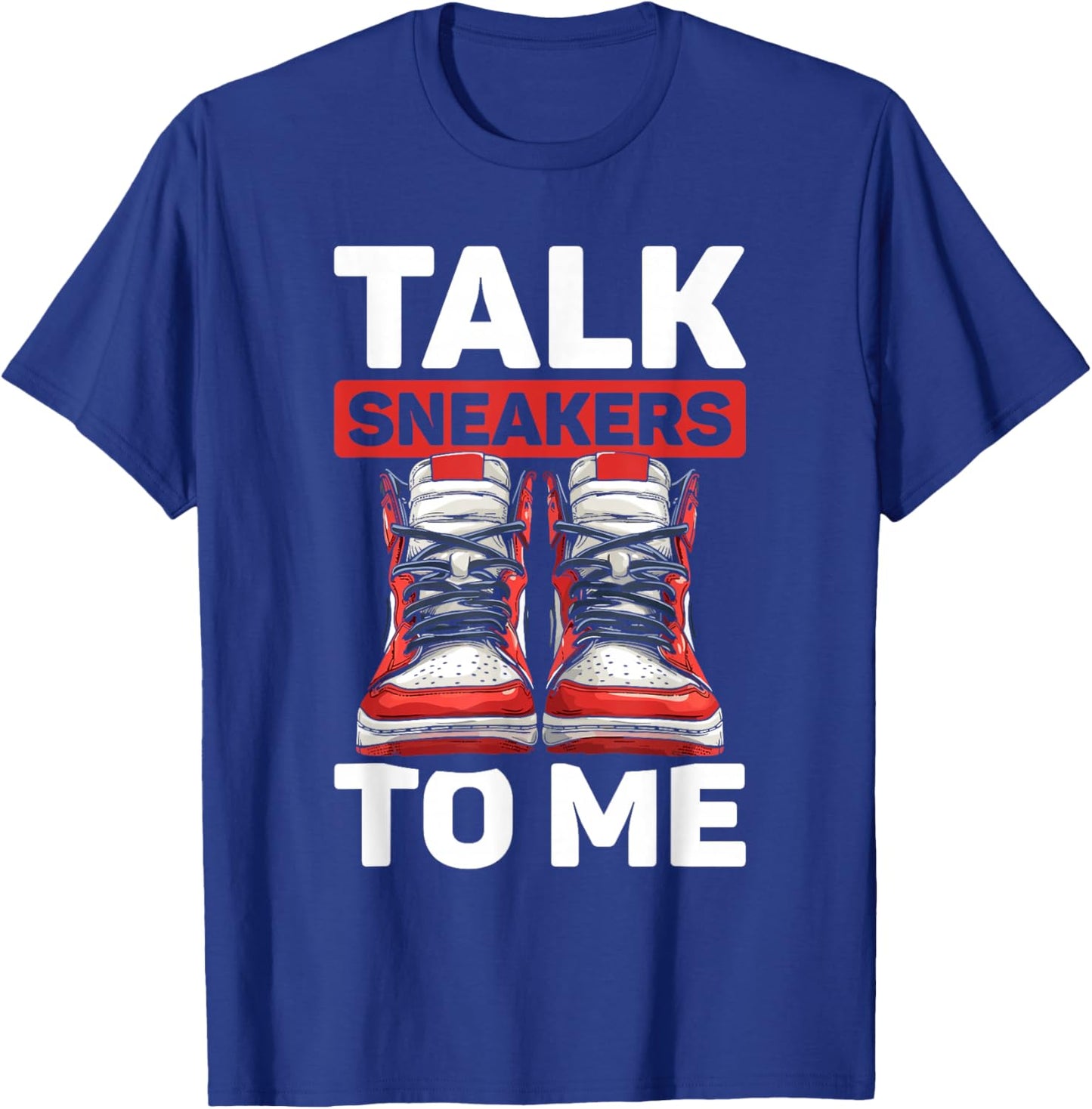 Street Style Shoes - Streetwear Grails Sneaker Head T-Shirt - T-Shirt | Royal
