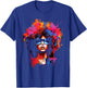 Black Queen Dripping Afro Melanin Juneteenth T-Shirt - T-Shirt | Royal