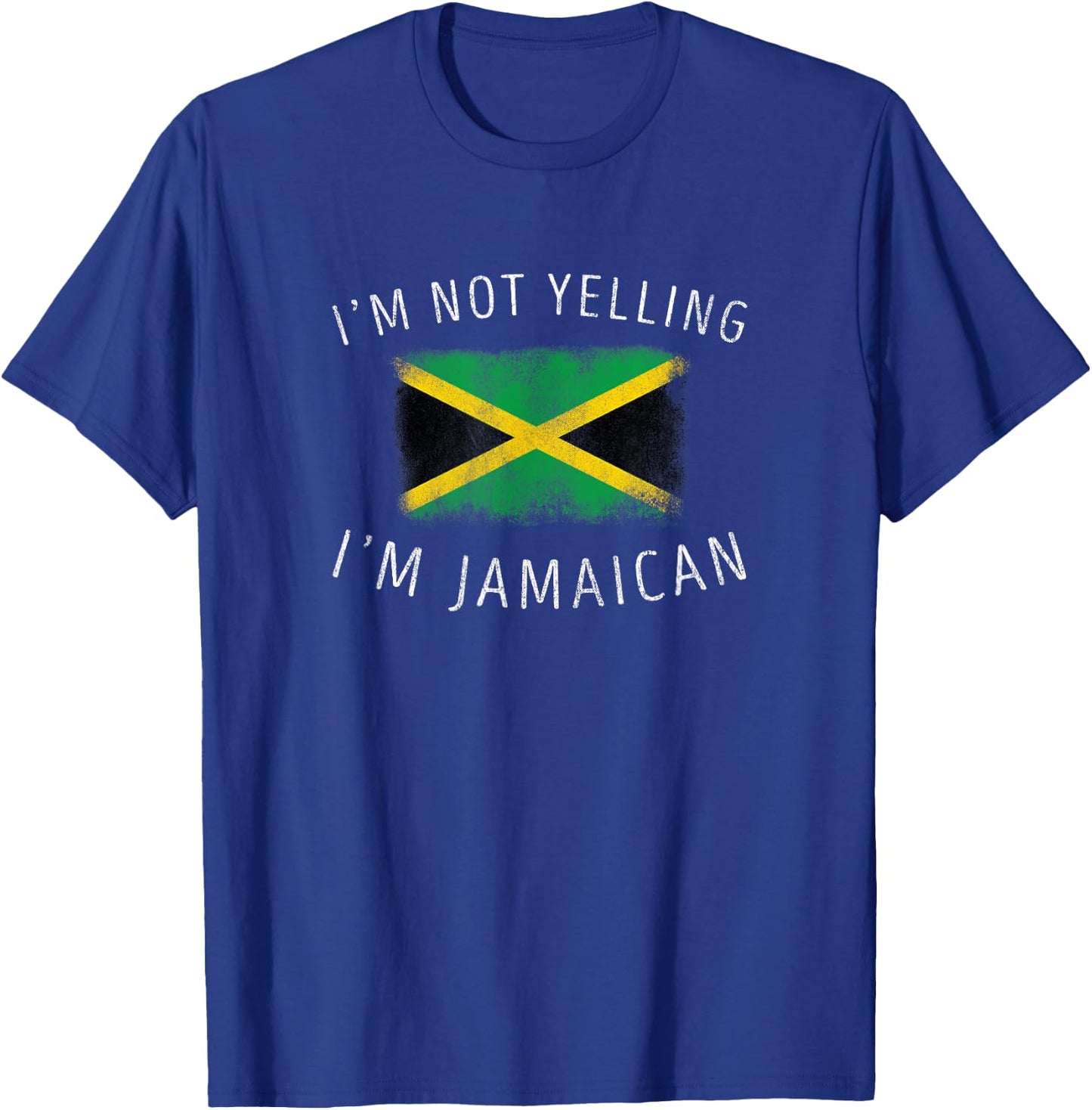 I don't scream, I am Jamaican - Jamaica Pride T-Shirt - T-Shirt | Royal