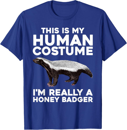 Cute Honey Badger Design Men Women Kids Honey Badger Lover T-Shirt - T-Shirt | Royal