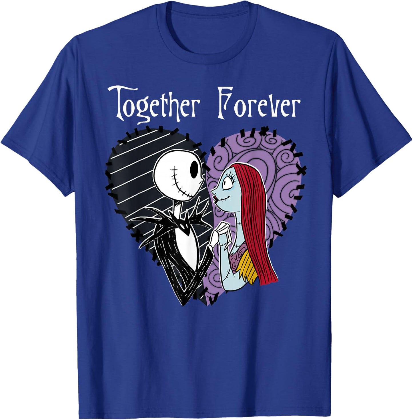 Disney The Nightmare Before Christmas Jack & Sally Together T-Shirt - T-Shirt | Royal